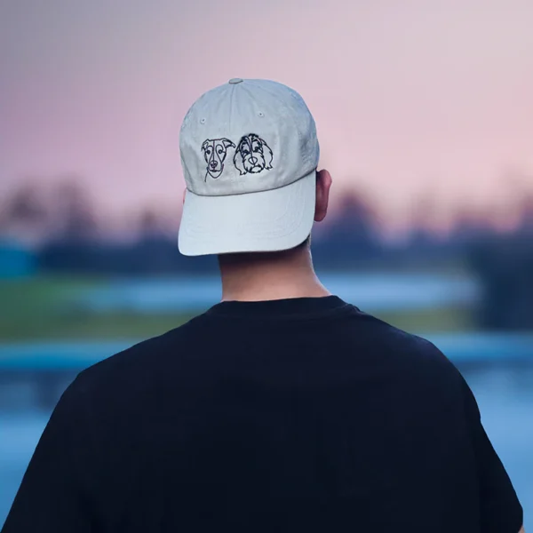 The Custom-Embroidered Pet Portrait Hat | Your Signature Accessory
